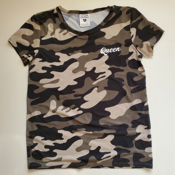 Camo queen t-shirt - Picture 1 of 4
